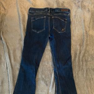 Dark blue jeans boot cut express